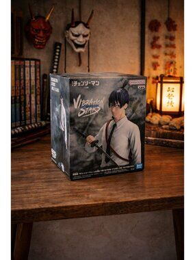 New Aki Hayakawa Vibration Stars Figure Chainsaw Man Statue Banpresto Bandai